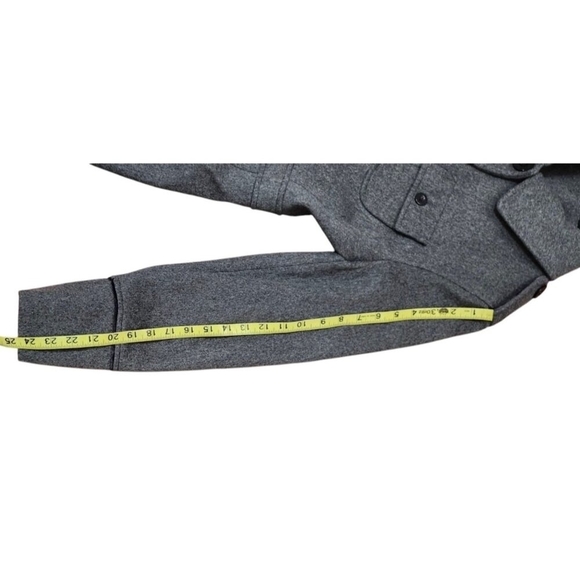 Women's Coat Kenneth Cole Wool Gray Coat Mid Knee Length Size 10 New $370 - Picture 11 of 12